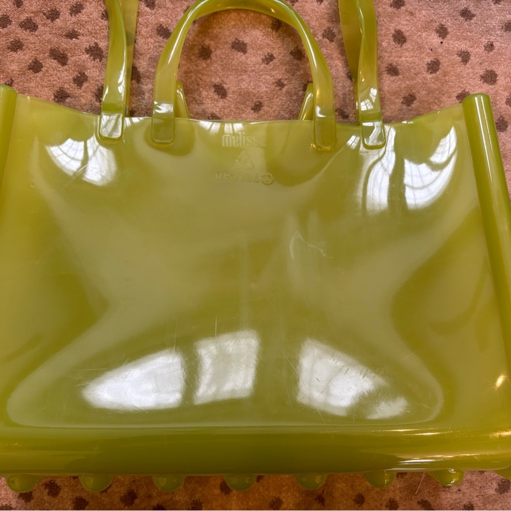 Melissa  X TELFAR collab
 large green Jelly shopper - Picture 12 of 16